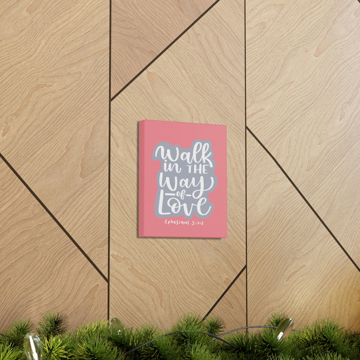 Scripture Walls Way Of Love Ephesians 5:1 Bible Verse Canvas Christian Wall Art Ready to Hang Unframed-Express Your Love Gifts