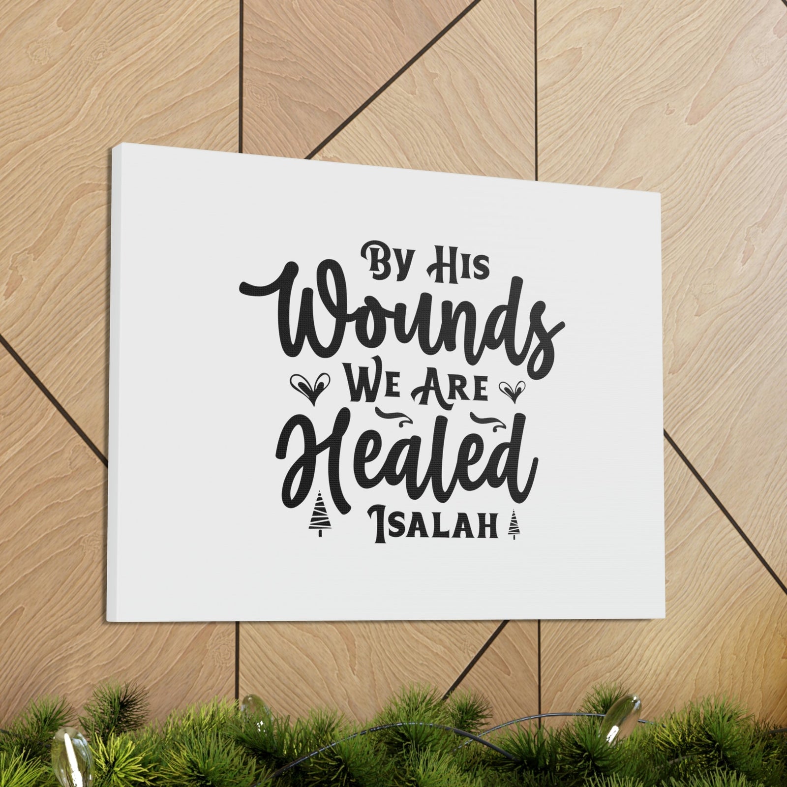 Scripture Walls We Are Healed Isaiah 53:5 Christian Wall Art Bible Verse Print Ready to Hang Unframed-Express Your Love Gifts