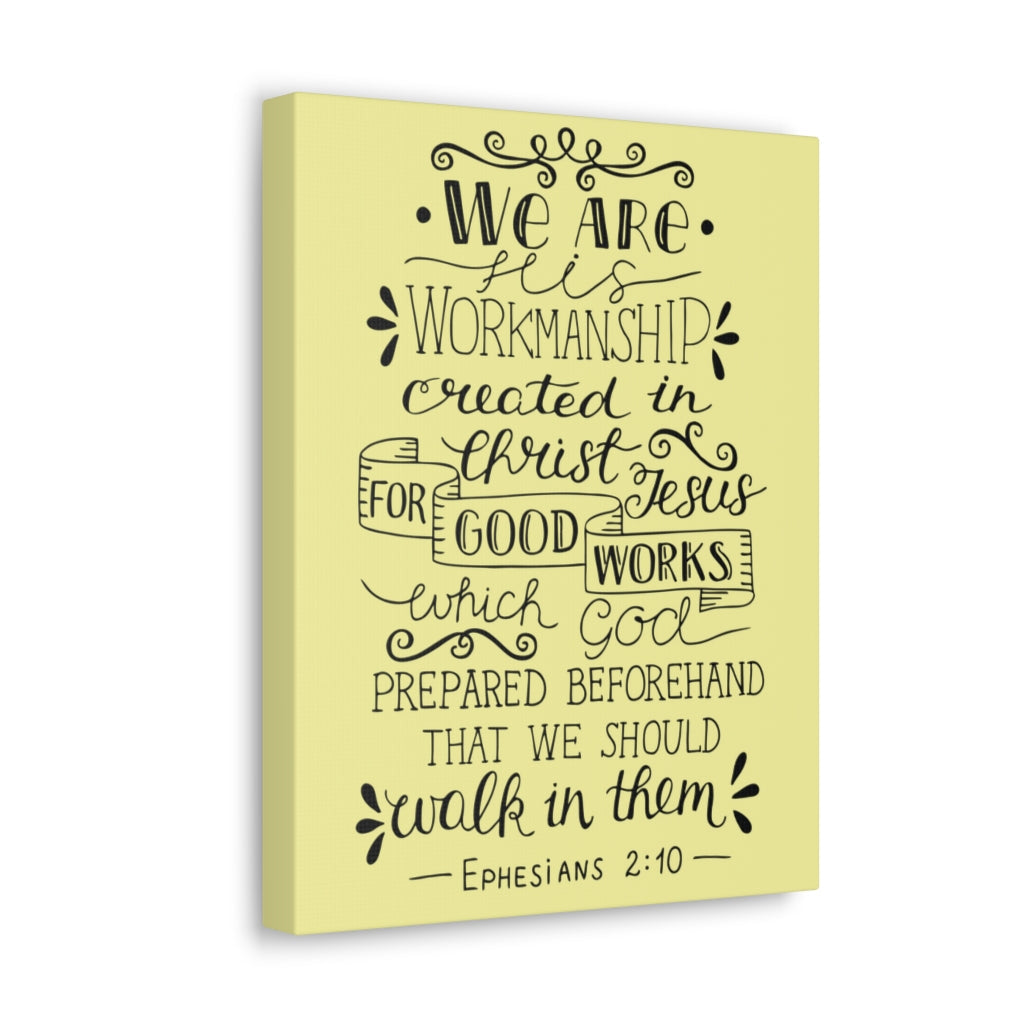 Scripture Walls We Are Workmanship Ephesians 2:10 Christian Wall Art Bible Verse Print Ready To Hang Unframed-Express Your Love Gifts