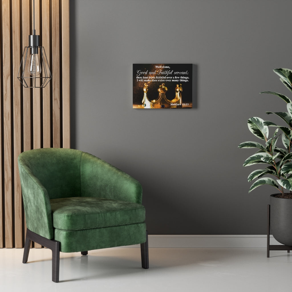 Scripture Walls Well Done Matthew 25:23 Wall Art Christian Home Decor Unframed-Express Your Love Gifts