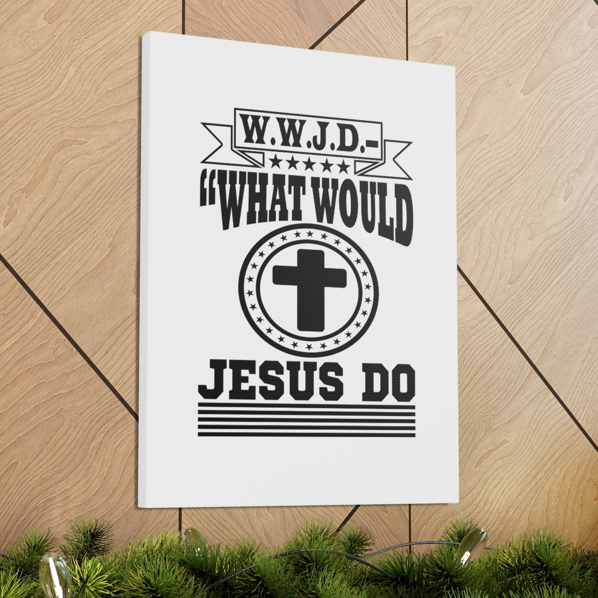 Scripture Walls What Would Jesus Do Matthew 10:38 KJV Christian Wall Art Bible Verse Print Ready to Hang Unframed-Express Your Love Gifts