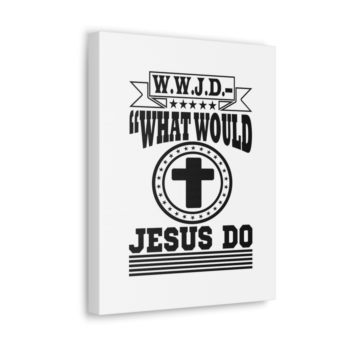 Scripture Walls What Would Jesus Do Matthew 10:38 KJV Christian Wall Art Bible Verse Print Ready to Hang Unframed-Express Your Love Gifts