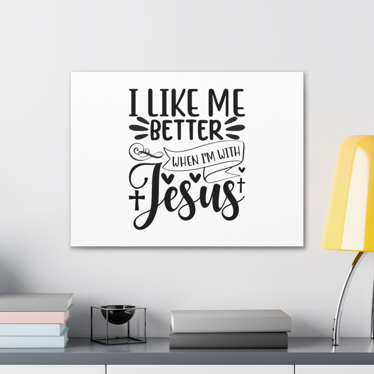 Scripture Walls When I'm With Jesus Acts 4:13 Christian Wall Art Bible Verse Print Ready to Hang Unframed-Express Your Love Gifts