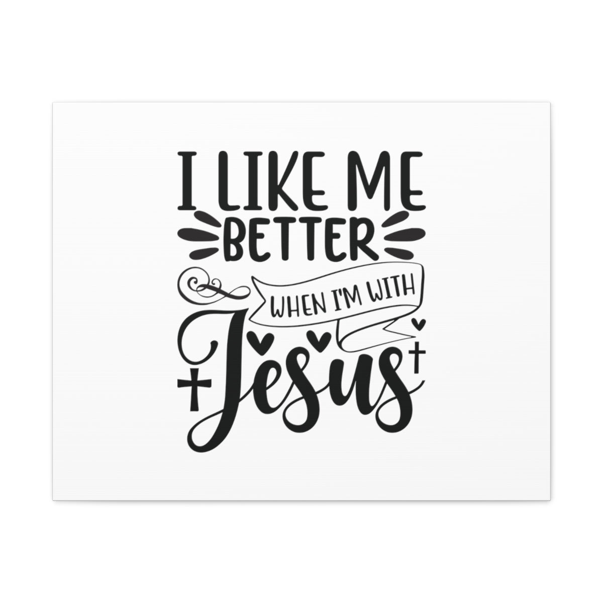 Scripture Walls When I'm With Jesus Acts 4:13 Christian Wall Art Bible Verse Print Ready to Hang Unframed-Express Your Love Gifts