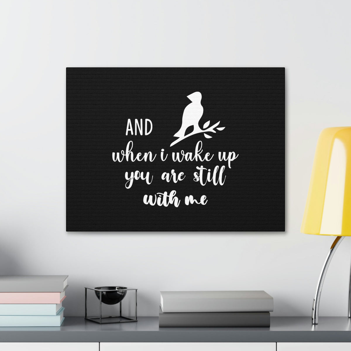 Scripture Walls When I Wake Up, You Are Still With Me Psalm 139:18 Bird Christian Wall Art Bible Verse Print Ready to Hang Unframed-Express Your Love Gifts