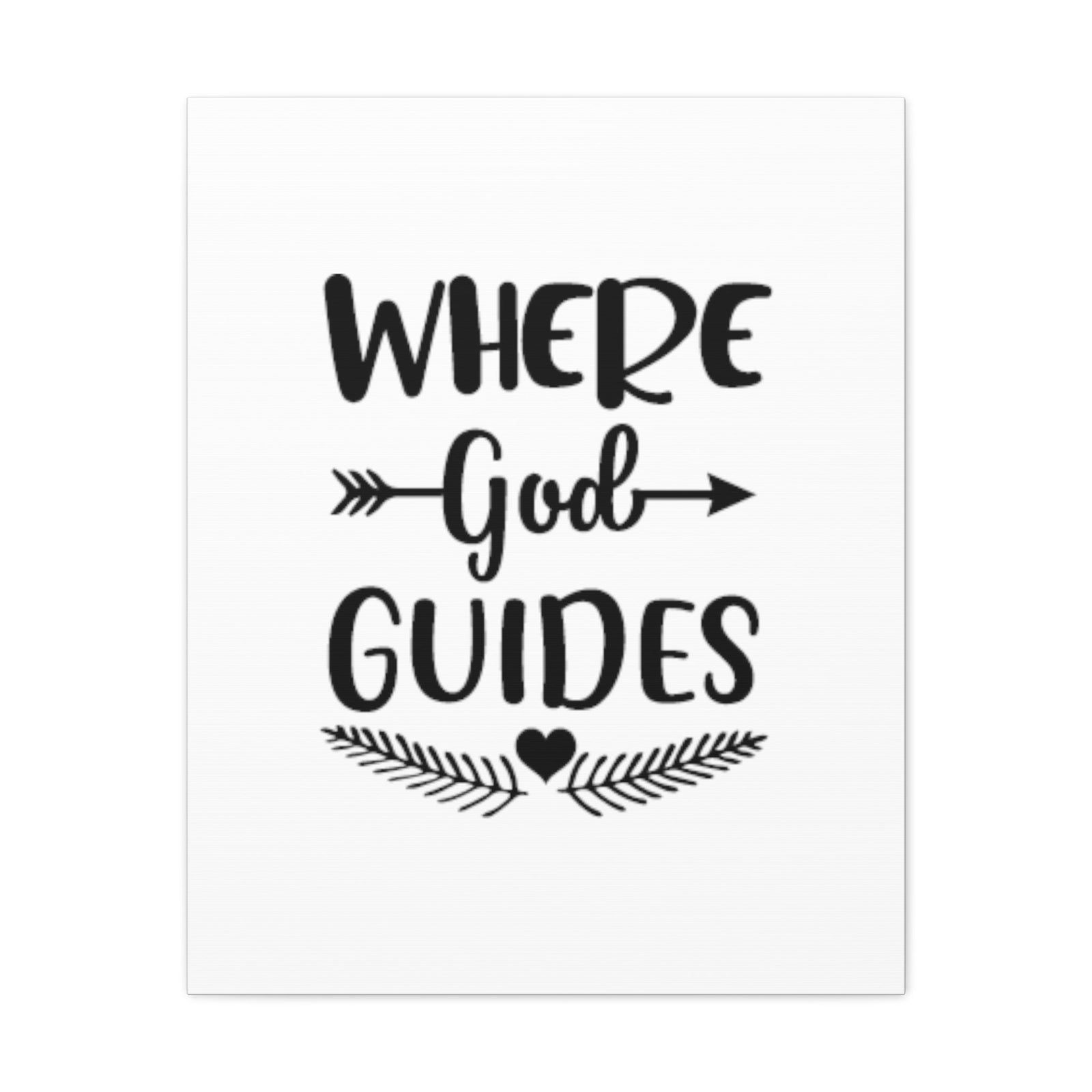 Scripture Walls Where God Guides Isaiah 58:11 Christian Wall Art Bible Verse Print Ready to Hang Unframed-Express Your Love Gifts