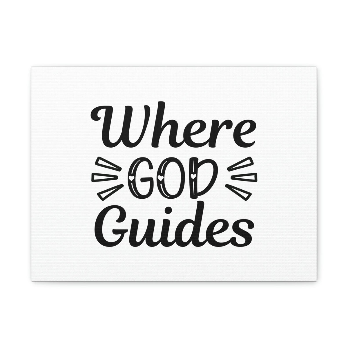 Scripture Walls Where God Guides John 16:13 Christian Wall Art Bible Verse Print Ready to Hang Unframed-Express Your Love Gifts