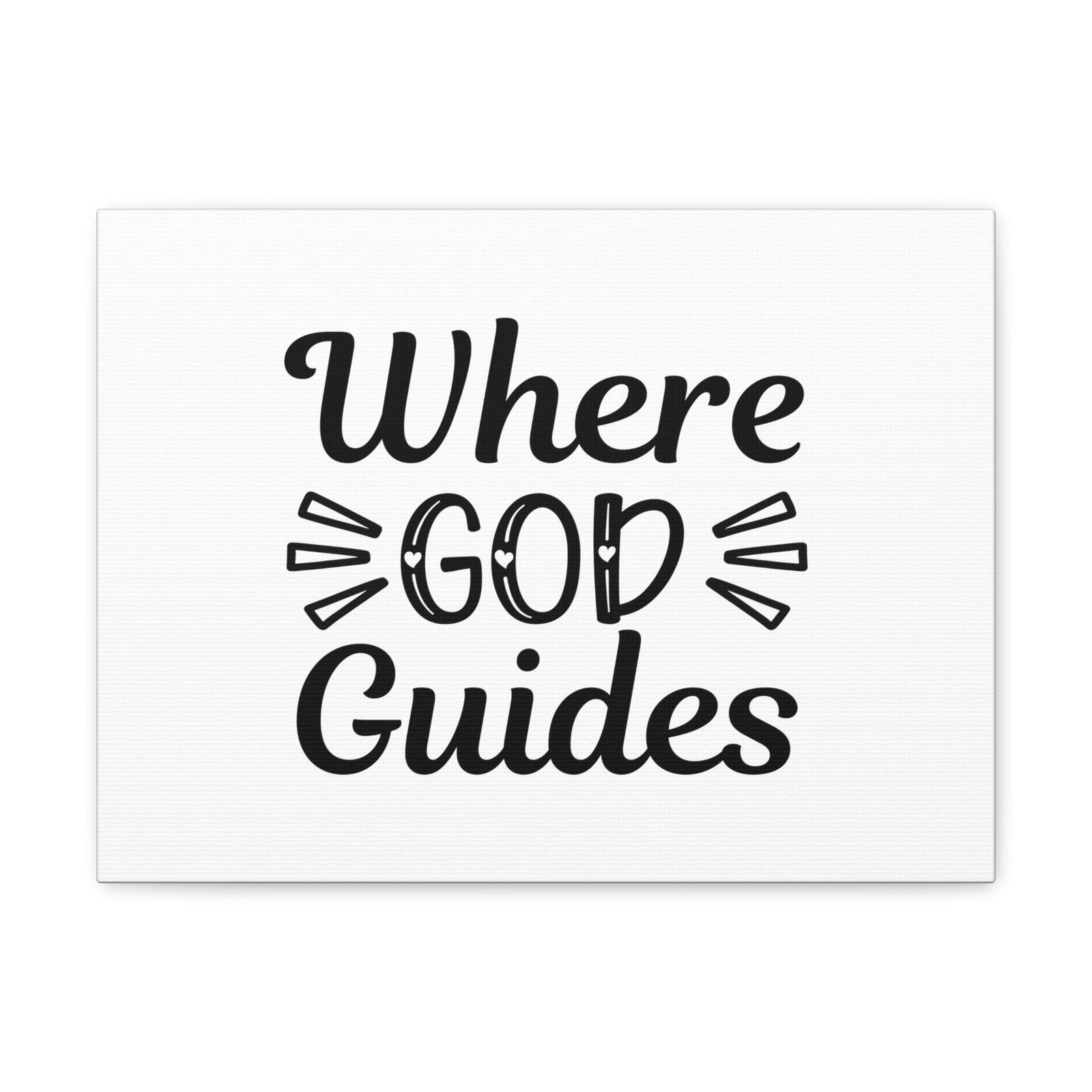 Scripture Walls Where God Guides John 16:13 Christian Wall Art Bible Verse Print Ready to Hang Unframed-Express Your Love Gifts