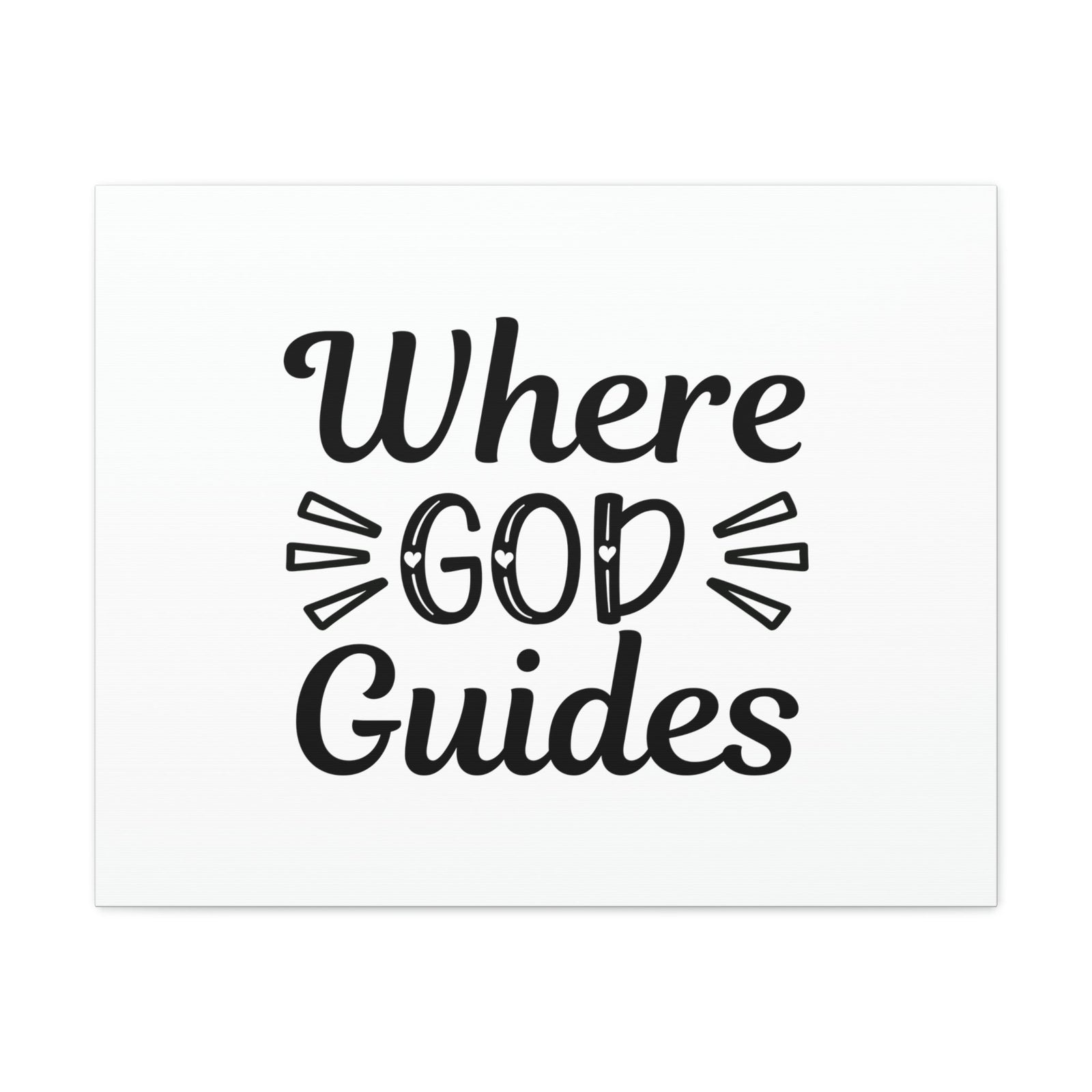 Scripture Walls Where God Guides John 16:13 Christian Wall Art Bible Verse Print Ready to Hang Unframed-Express Your Love Gifts