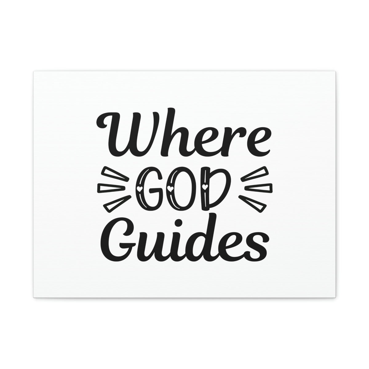 Scripture Walls Where God Guides John 16:13 Christian Wall Art Bible Verse Print Ready to Hang Unframed-Express Your Love Gifts