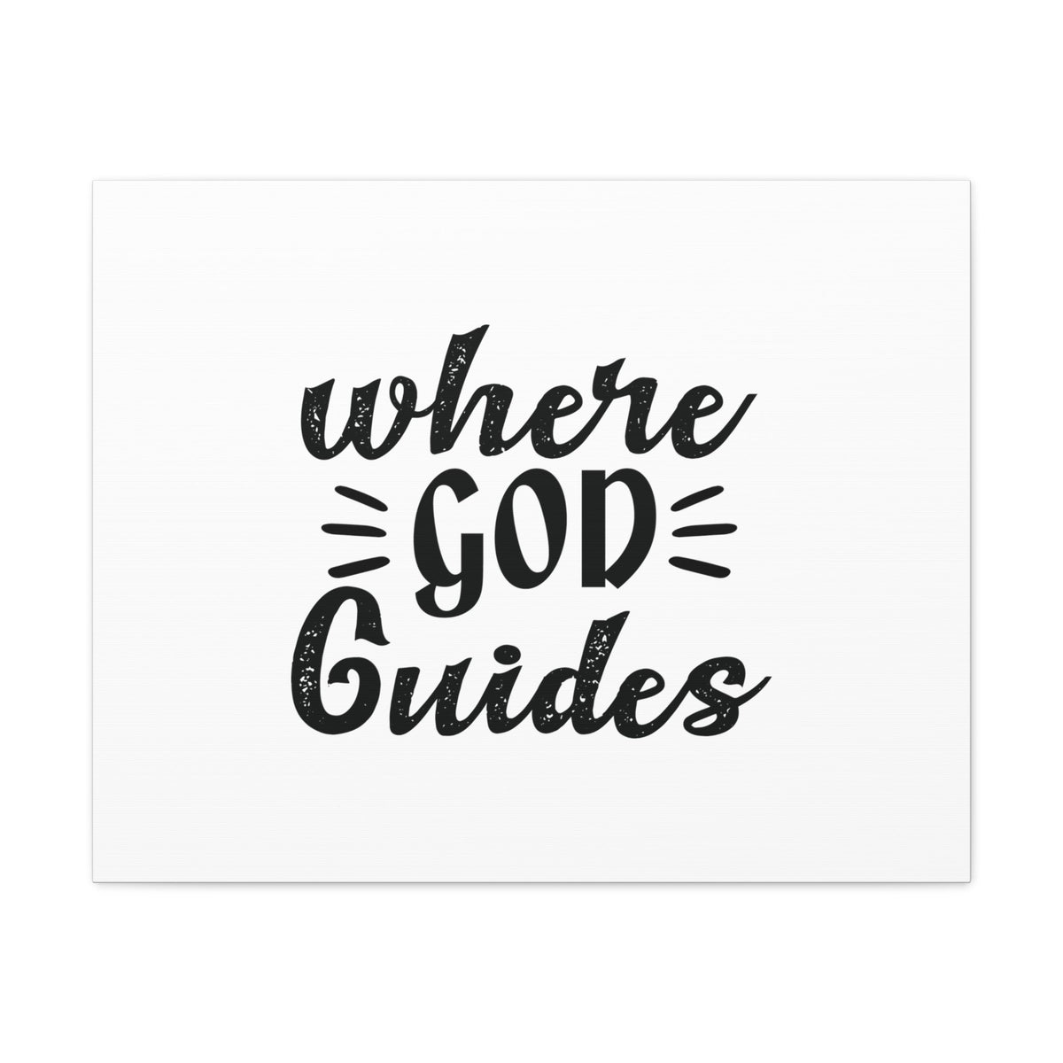Scripture Walls Where God Guides Psalms 32:8 Christian Wall Art Bible Verse Print Ready to Hang Unframed-Express Your Love Gifts