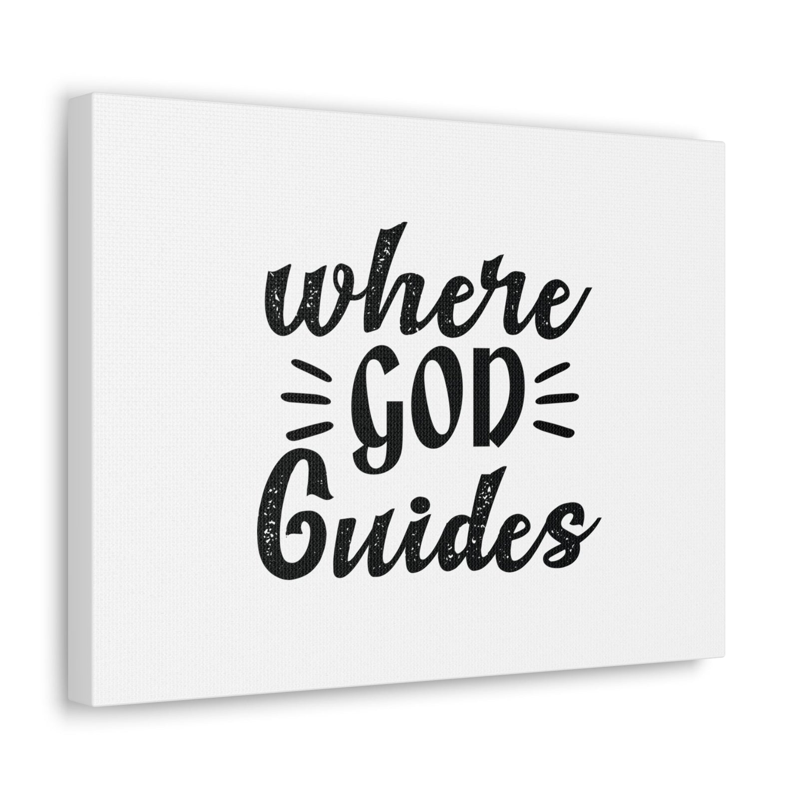 Scripture Walls Where God Guides Psalms 32:8 Christian Wall Art Bible Verse Print Ready to Hang Unframed-Express Your Love Gifts