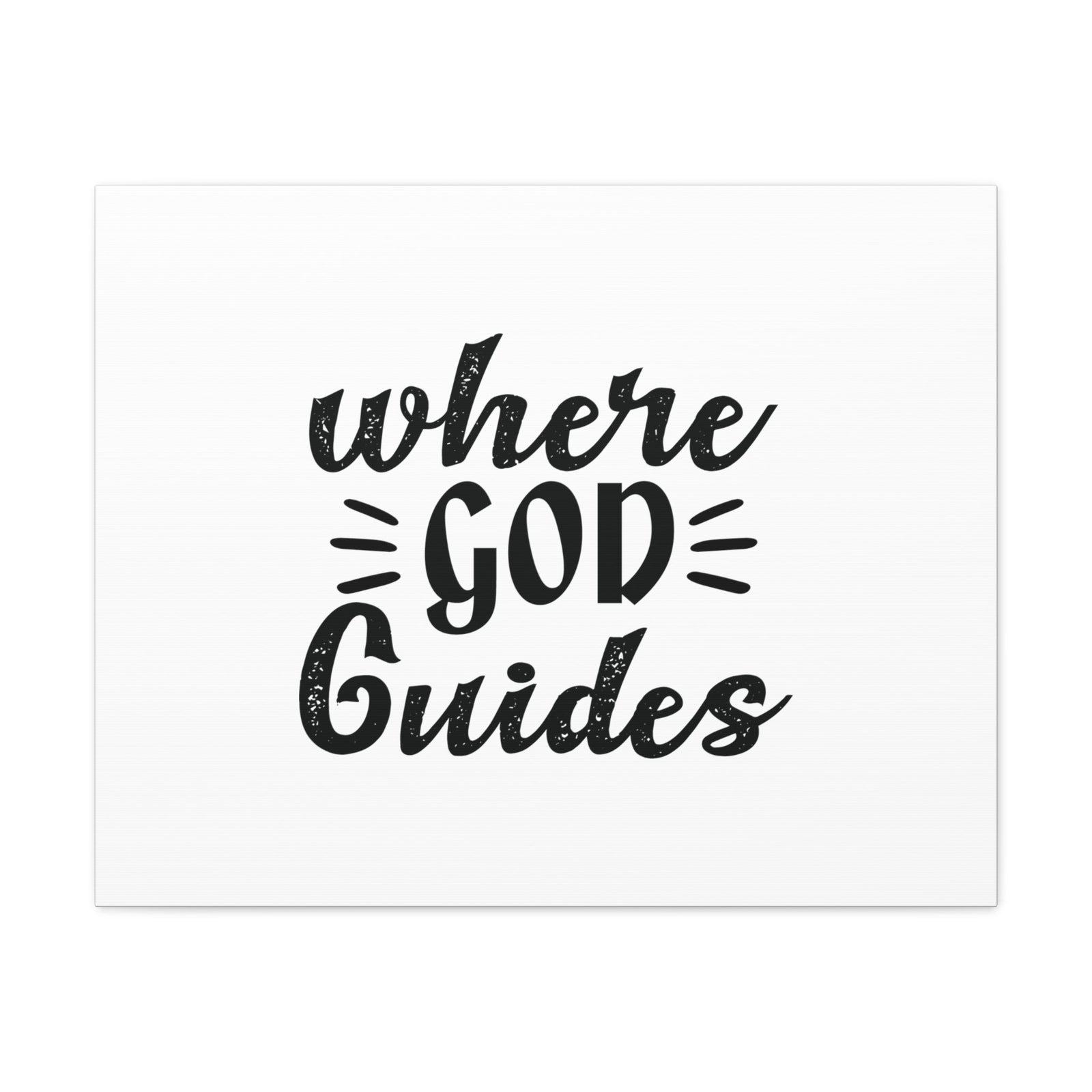 Scripture Walls Where God Guides Psalms 32:8 Christian Wall Art Bible Verse Print Ready to Hang Unframed-Express Your Love Gifts