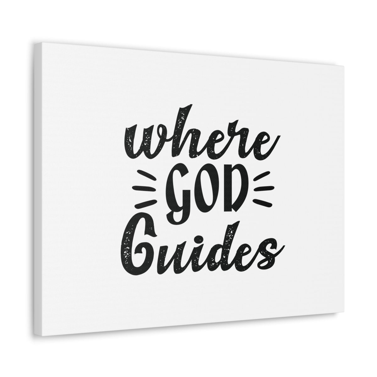 Scripture Walls Where God Guides Psalms 32:8 Christian Wall Art Bible Verse Print Ready to Hang Unframed-Express Your Love Gifts
