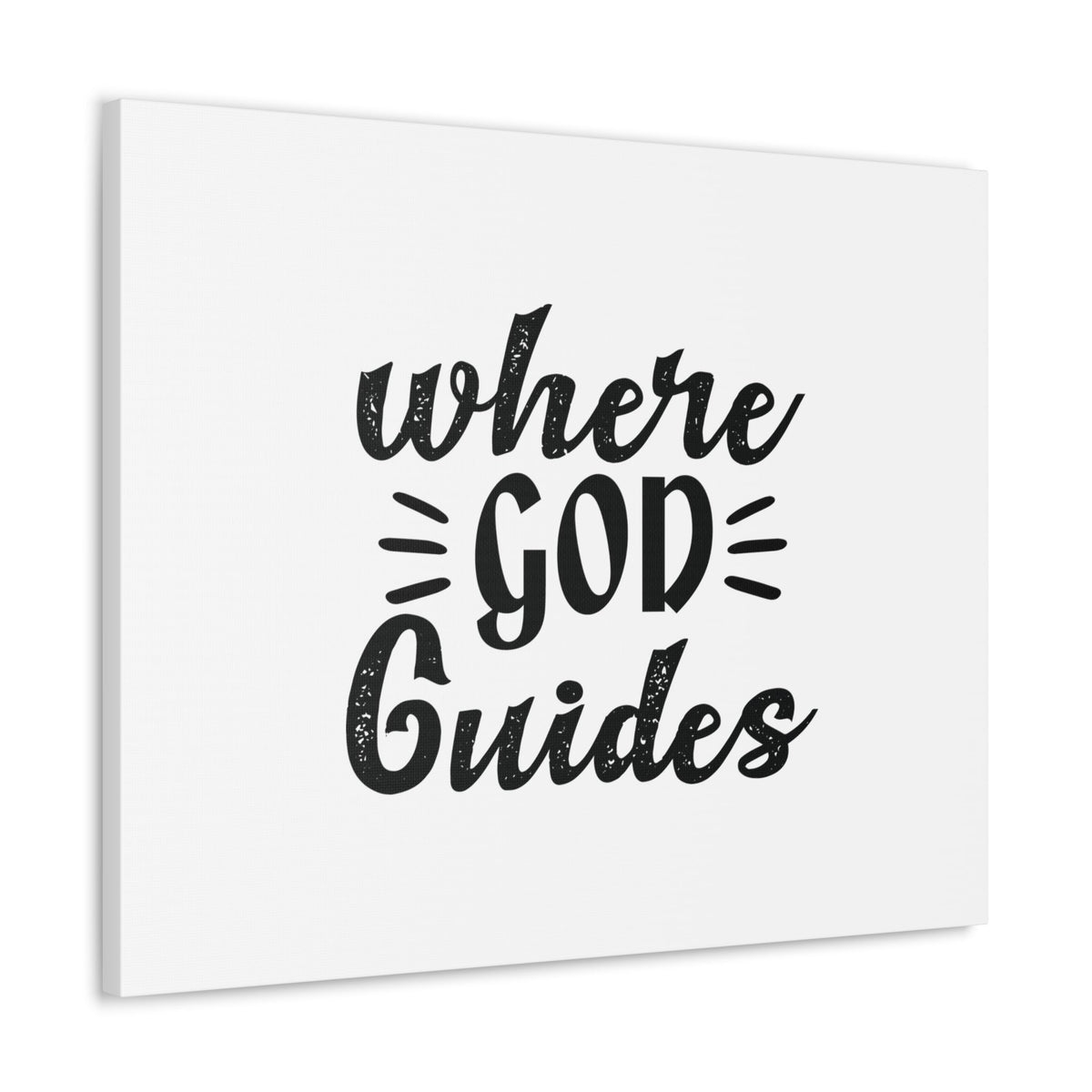 Scripture Walls Where God Guides Psalms 32:8 Christian Wall Art Bible Verse Print Ready to Hang Unframed-Express Your Love Gifts