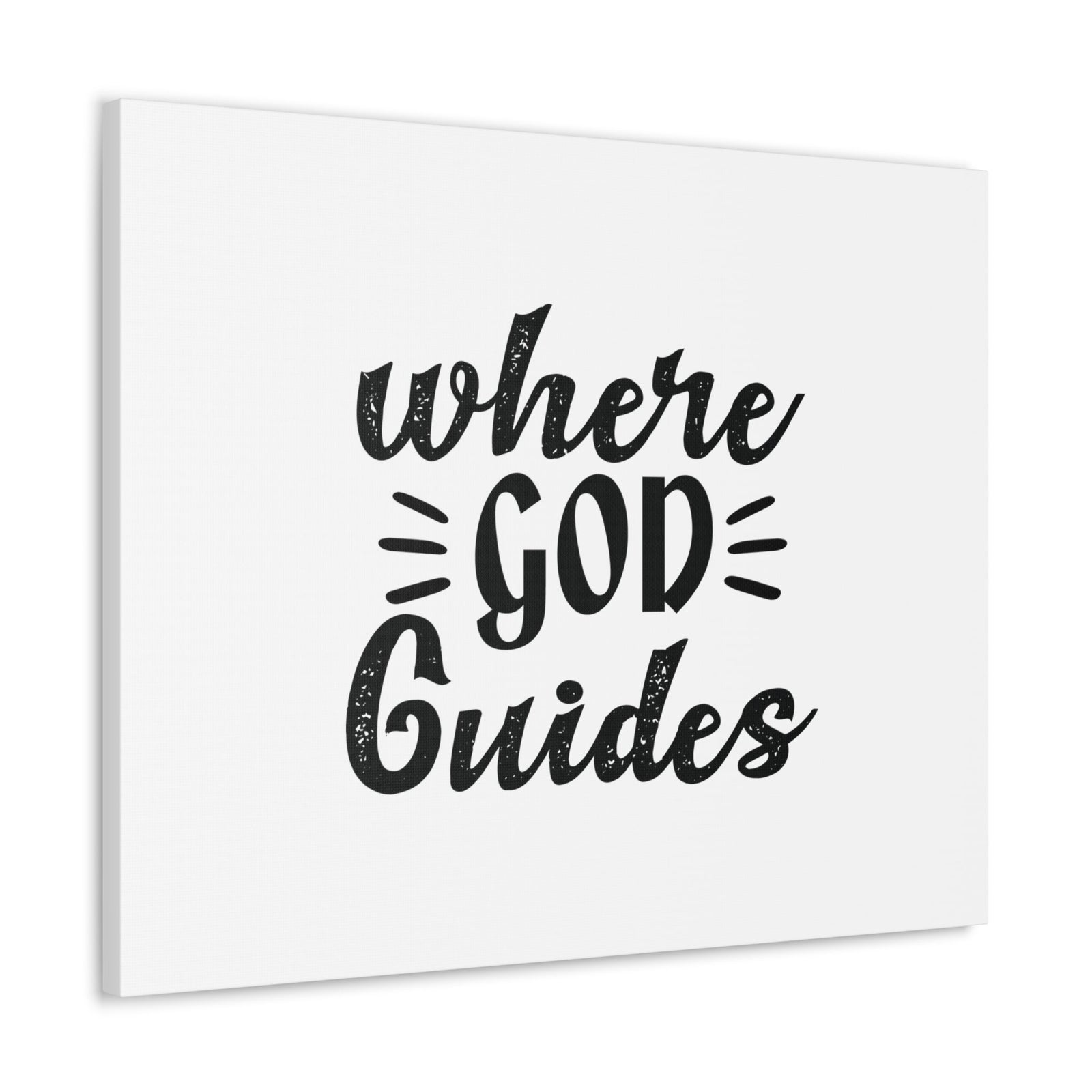 Scripture Walls Where God Guides Psalms 32:8 Christian Wall Art Bible Verse Print Ready to Hang Unframed-Express Your Love Gifts