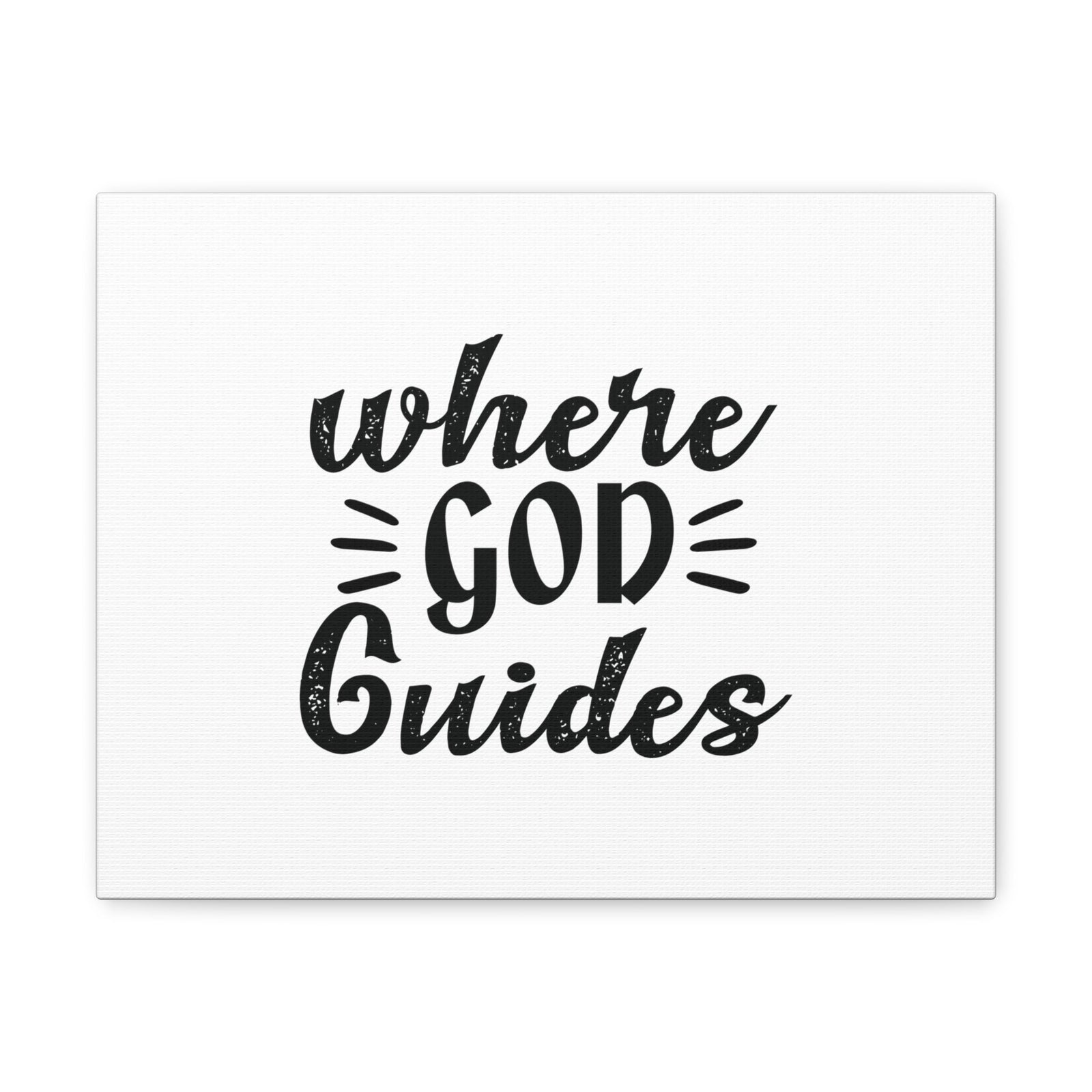Scripture Walls Where God Guides Psalms 32:8 Christian Wall Art Bible Verse Print Ready to Hang Unframed-Express Your Love Gifts