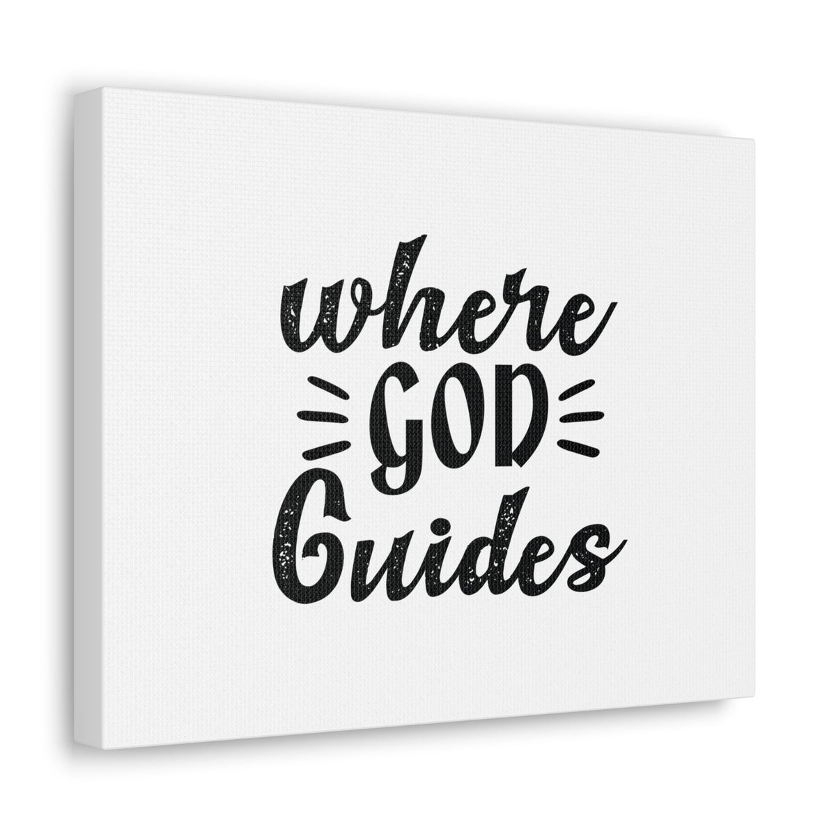 Scripture Walls Where God Guides Psalms 32:8 Christian Wall Art Bible Verse Print Ready to Hang Unframed-Express Your Love Gifts