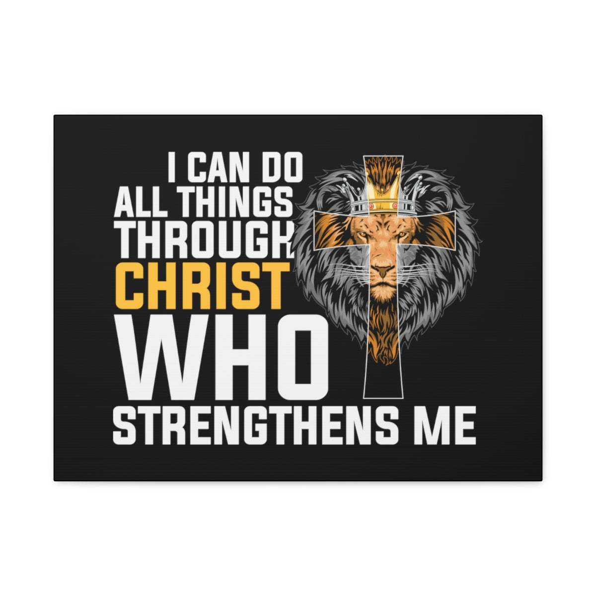 Scripture Walls Who Strengthens Me Philippians 4:11Ã¢ÂÂ13 Christian Wall Art Bible Verse Print Ready to Hang Unframed-Express Your Love Gifts