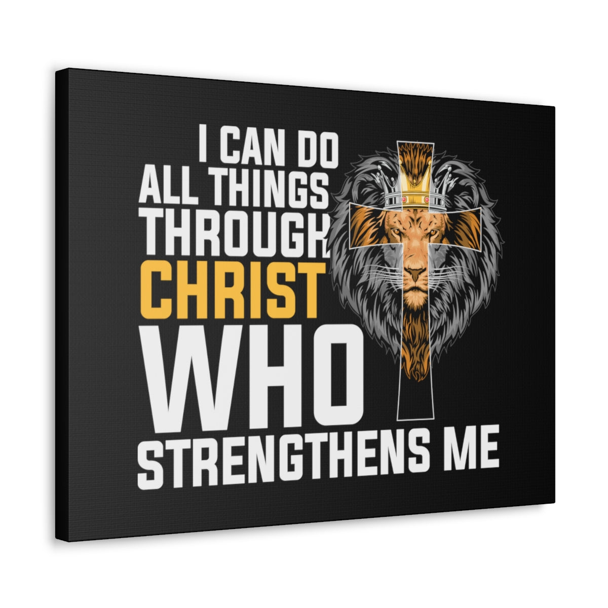 Scripture Walls Who Strengthens Me Philippians 4:11Ã¢ÂÂ13 Christian Wall Art Bible Verse Print Ready to Hang Unframed-Express Your Love Gifts