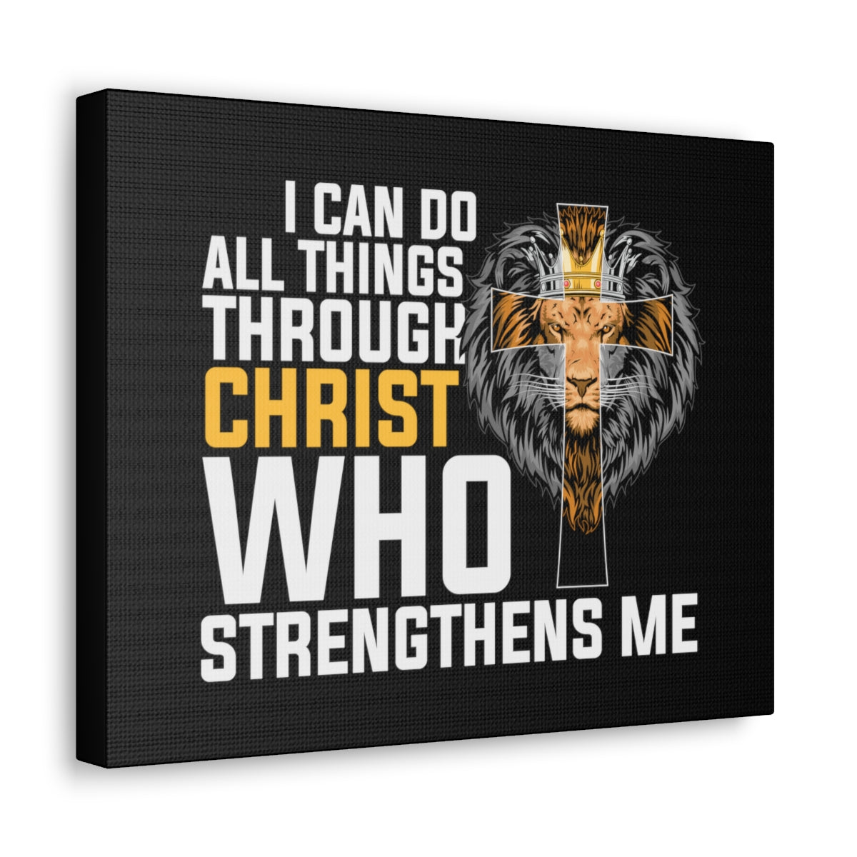 Scripture Walls Who Strengthens Me Philippians 4:11Ã¢ÂÂ13 Christian Wall Art Bible Verse Print Ready to Hang Unframed-Express Your Love Gifts