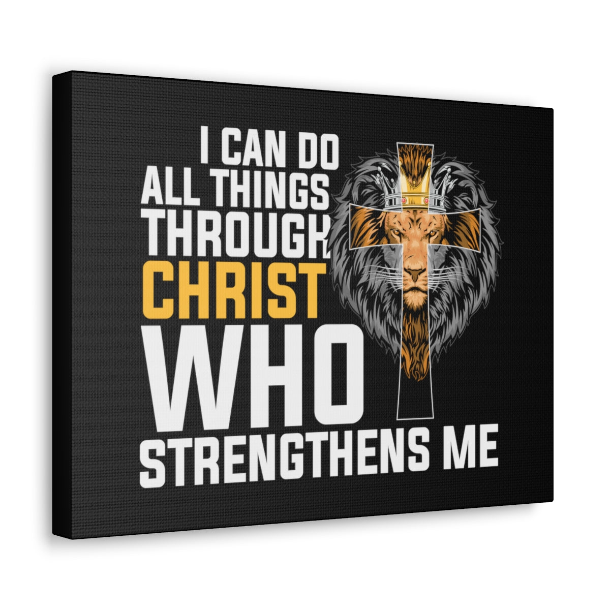 Scripture Walls Who Strengthens Me Philippians 4:11Ã¢ÂÂ13 Christian Wall Art Bible Verse Print Ready to Hang Unframed-Express Your Love Gifts