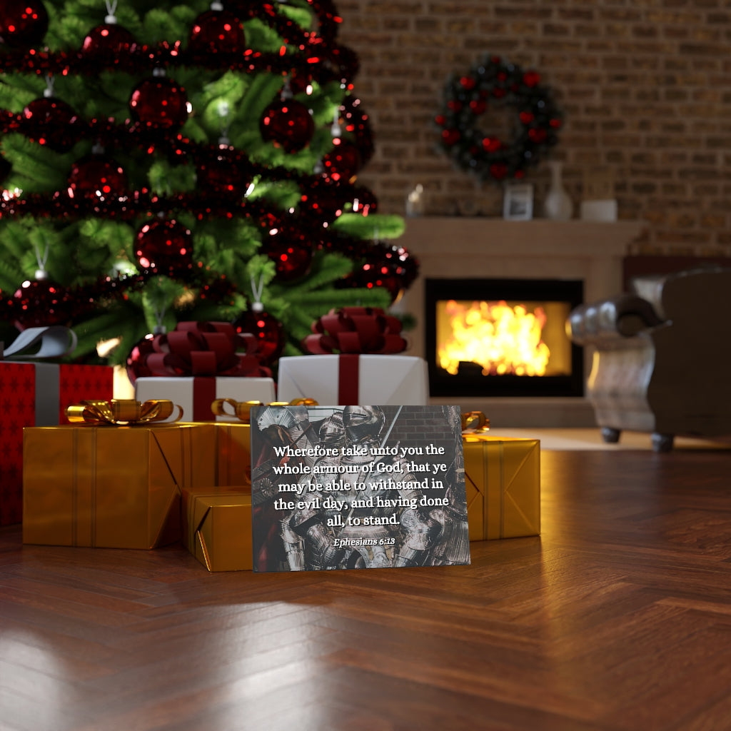 Scripture Walls Whole Armour Ephesians 6:13 Bible Verse Canvas Christian Wall Art Ready to Hang Unframed-Express Your Love Gifts