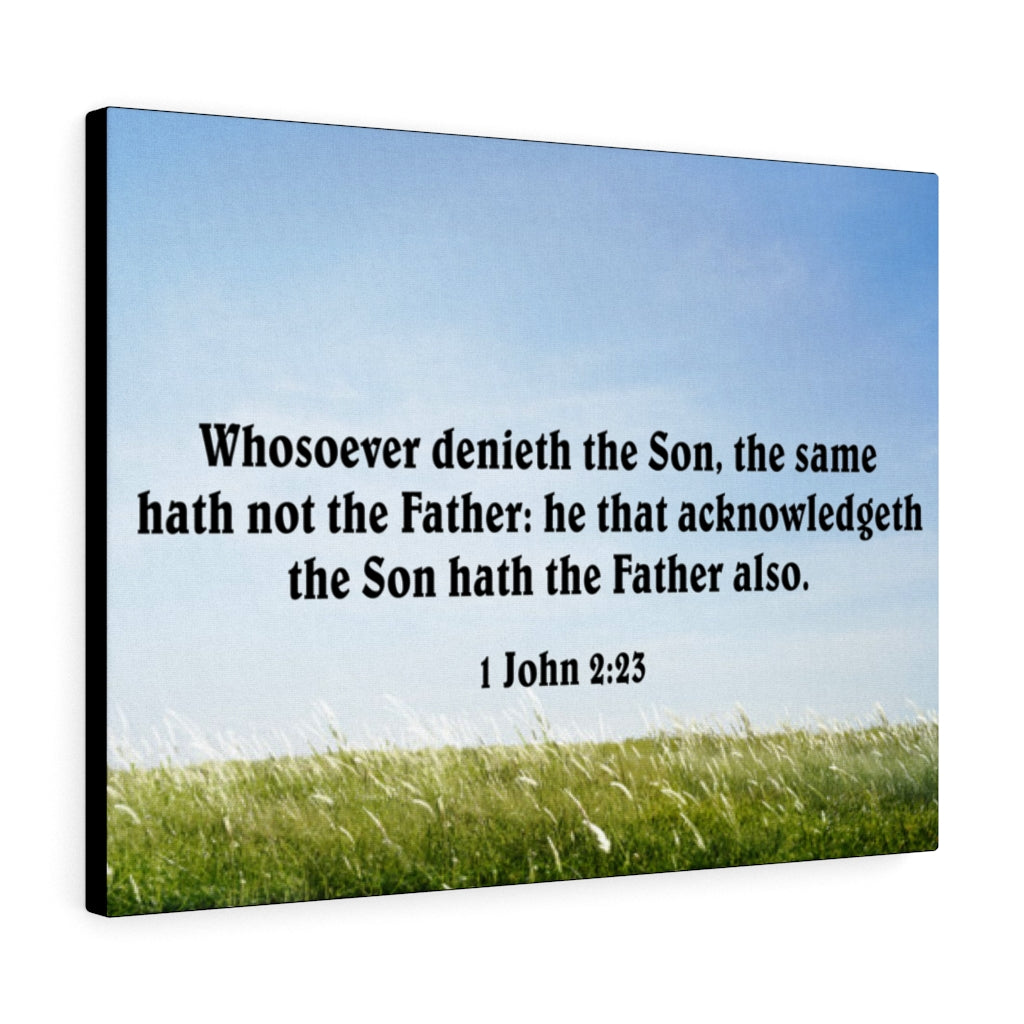 Scripture Walls Whosoever Denieth the Son 1 John 2:23 Christian Home Decor Bible Art Unframed-Express Your Love Gifts