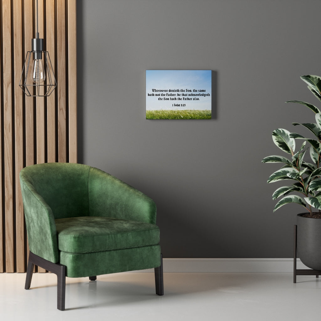 Scripture Walls Whosoever Denieth the Son 1 John 2:23 Christian Home Decor Bible Art Unframed-Express Your Love Gifts