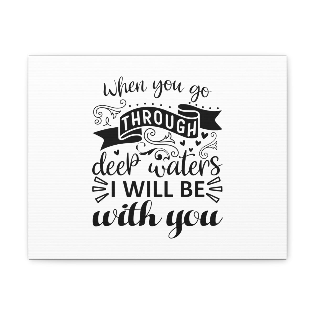 Scripture Walls Will Be With You 2 Corinthians 12:9-10 Christian Wall Art Bible Verse Print Ready to Hang Unframed-Express Your Love Gifts