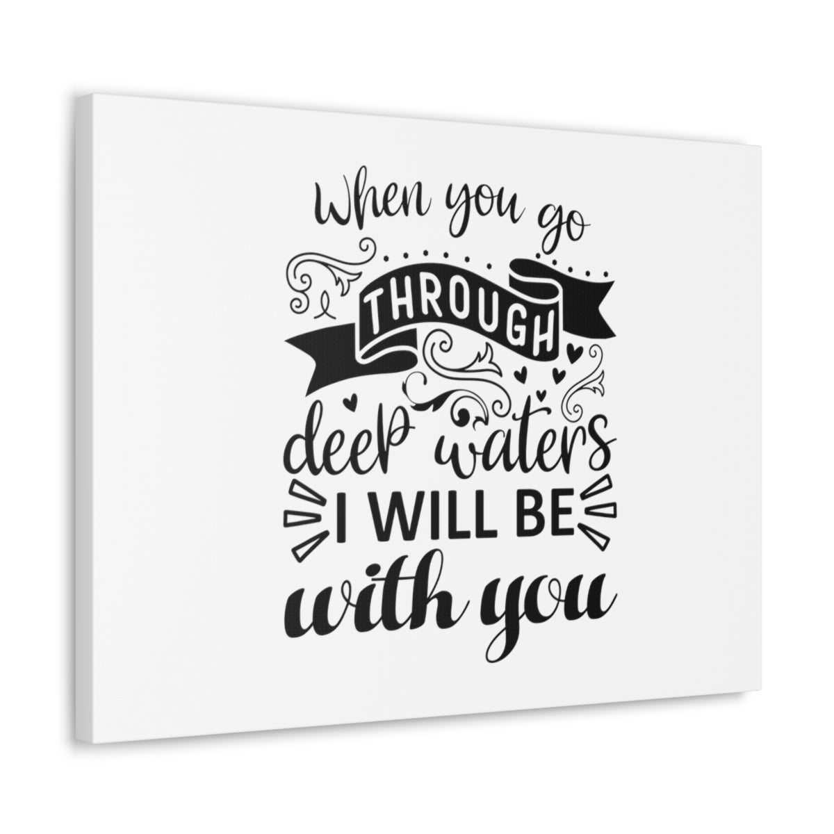 Scripture Walls Will Be With You 2 Corinthians 12:9-10 Christian Wall Art Bible Verse Print Ready to Hang Unframed-Express Your Love Gifts