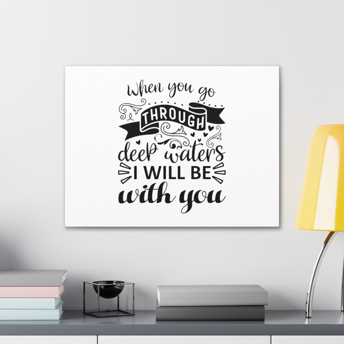 Scripture Walls Will Be With You 2 Corinthians 12:9-10 Christian Wall Art Bible Verse Print Ready to Hang Unframed-Express Your Love Gifts