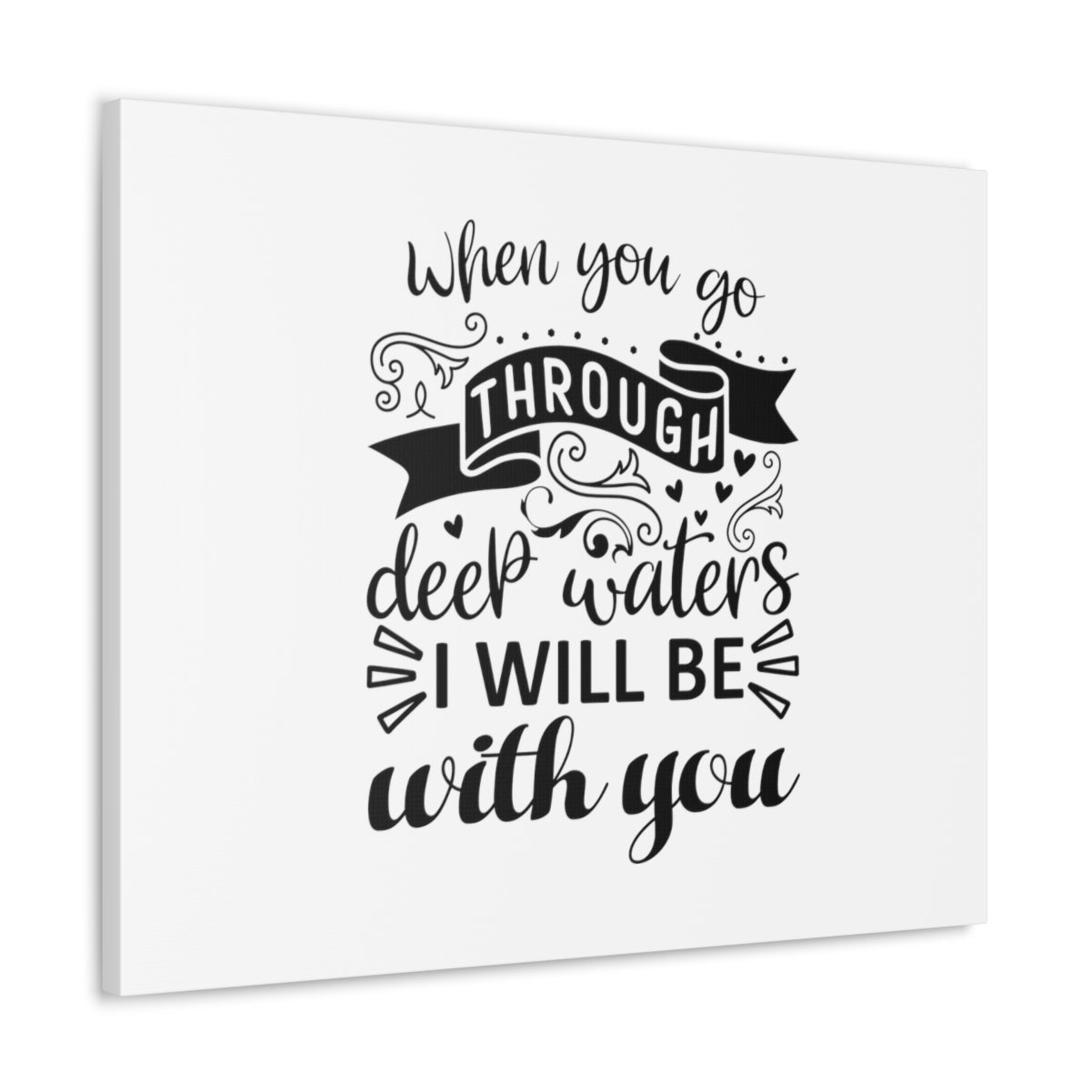 Scripture Walls Will Be With You 2 Corinthians 12:9-10 Christian Wall Art Bible Verse Print Ready to Hang Unframed-Express Your Love Gifts