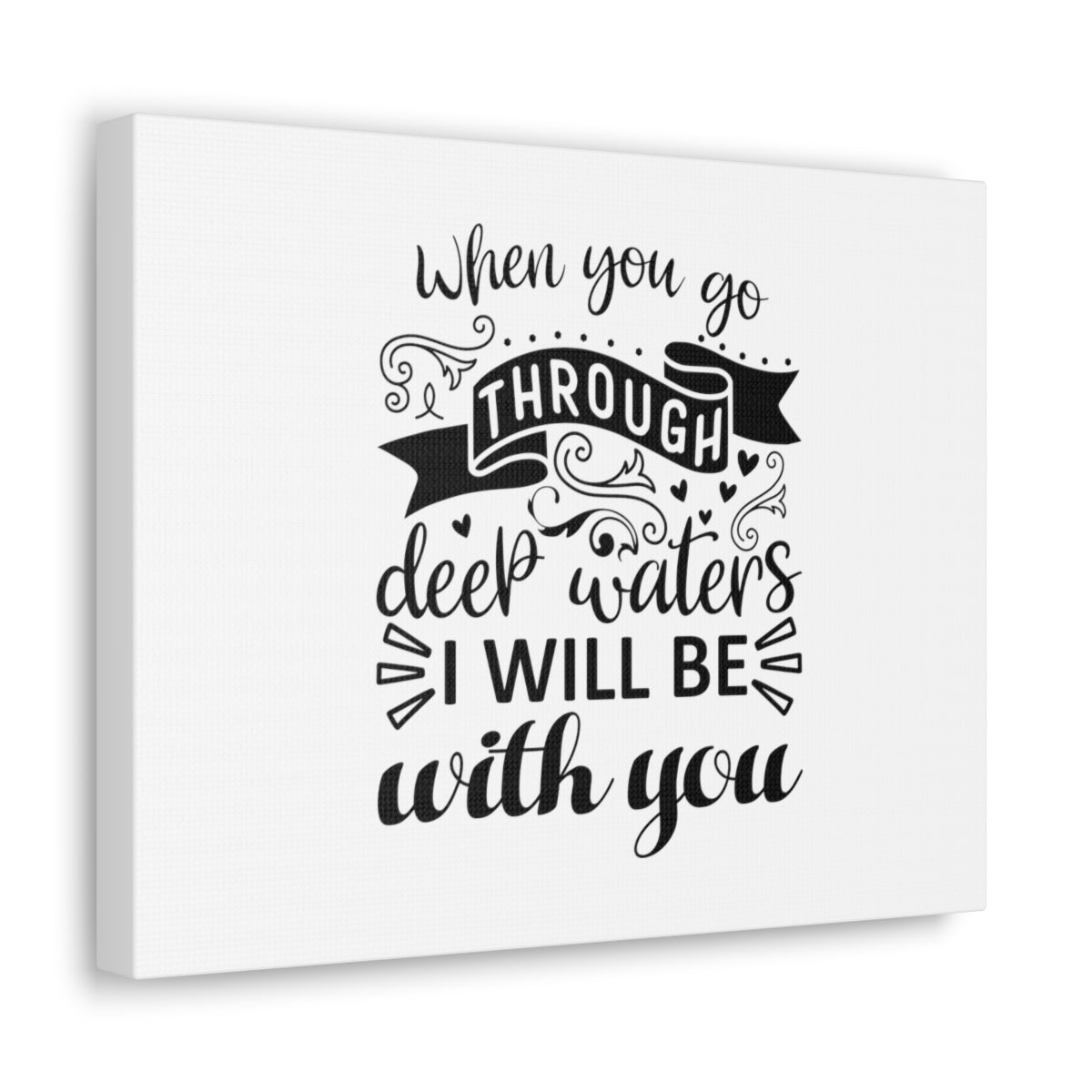 Scripture Walls Will Be With You 2 Corinthians 12:9-10 Christian Wall Art Bible Verse Print Ready to Hang Unframed-Express Your Love Gifts