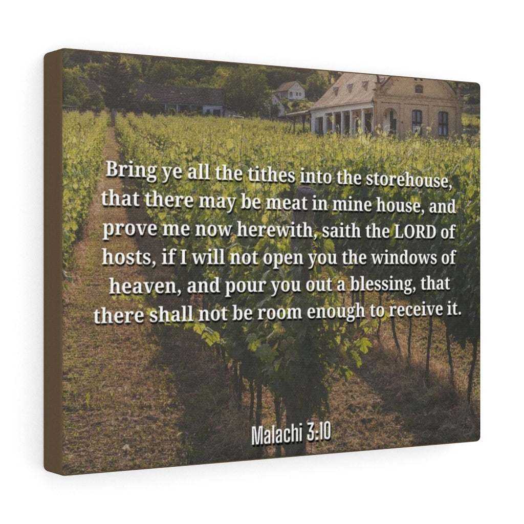 Scripture Walls Windows Of Heaven Malachi 3:10 Bible Verse Canvas Christian Wall Art Ready to Hang Unframed-Express Your Love Gifts