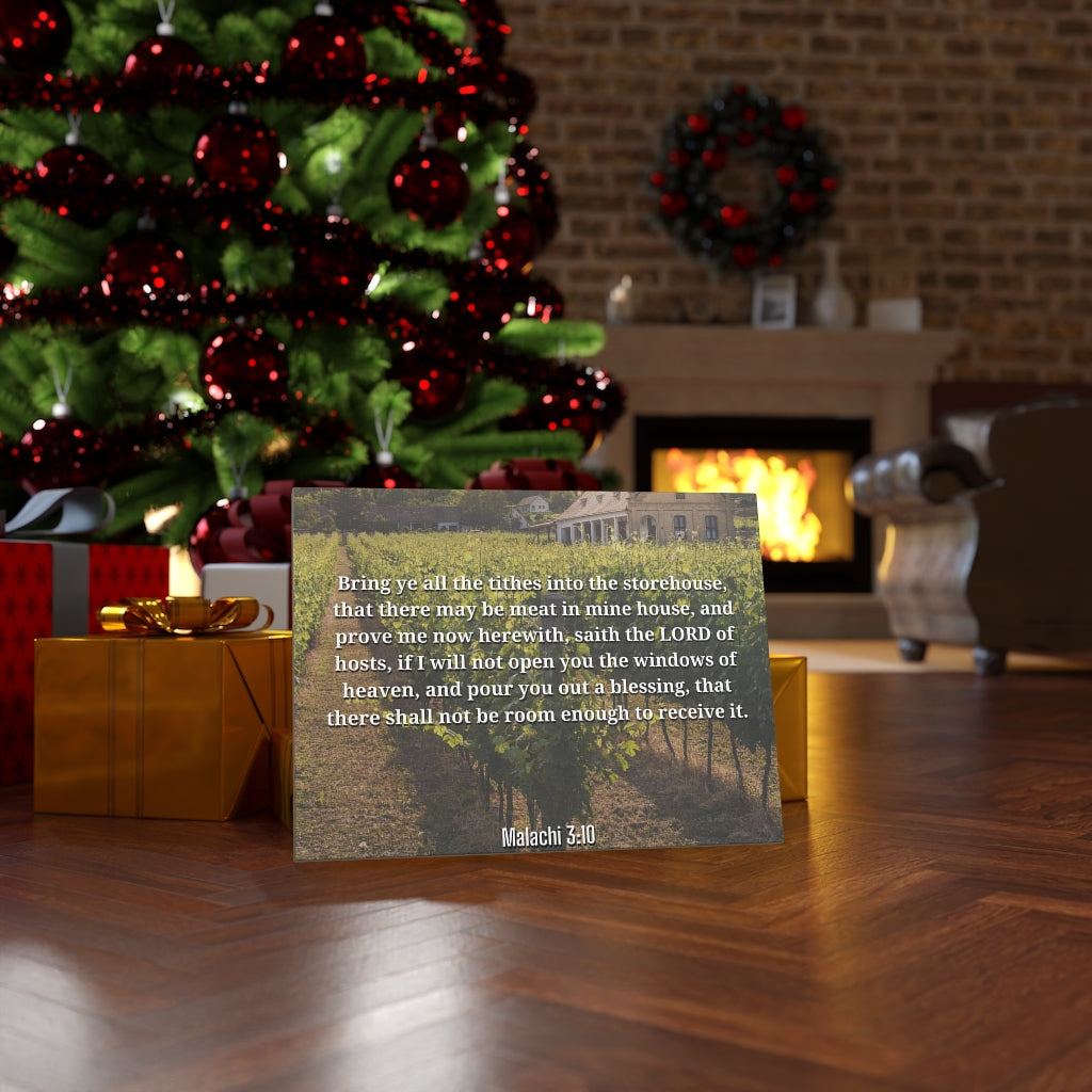 Scripture Walls Windows Of Heaven Malachi 3:10 Bible Verse Canvas Christian Wall Art Ready to Hang Unframed-Express Your Love Gifts