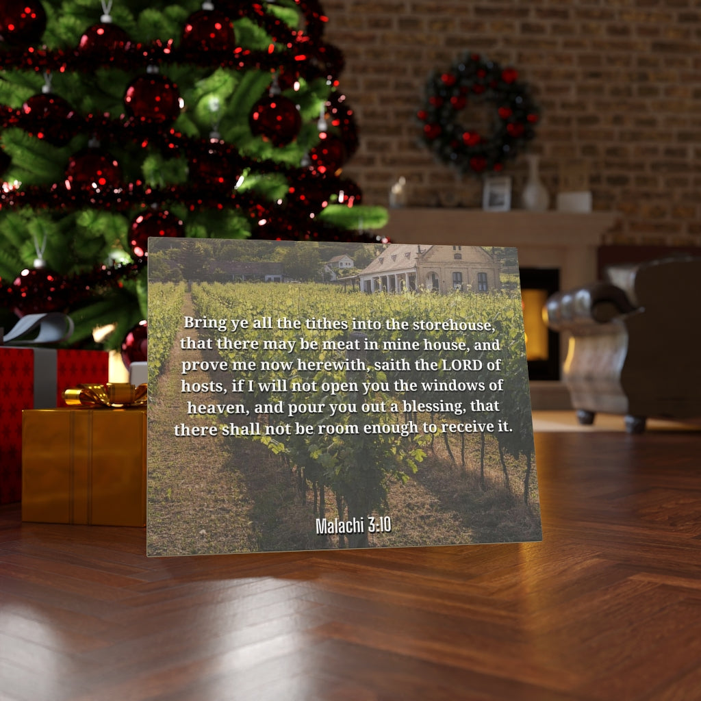 Scripture Walls Windows Of Heaven Malachi 3:10 Bible Verse Canvas Christian Wall Art Ready to Hang Unframed-Express Your Love Gifts