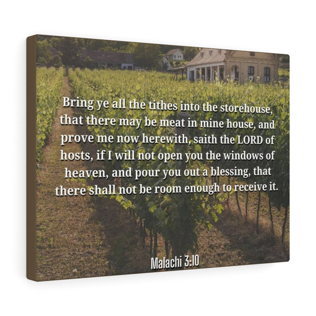 Scripture Walls Windows Of Heaven Malachi 3:10 Bible Verse Canvas Christian Wall Art Ready to Hang Unframed-Express Your Love Gifts