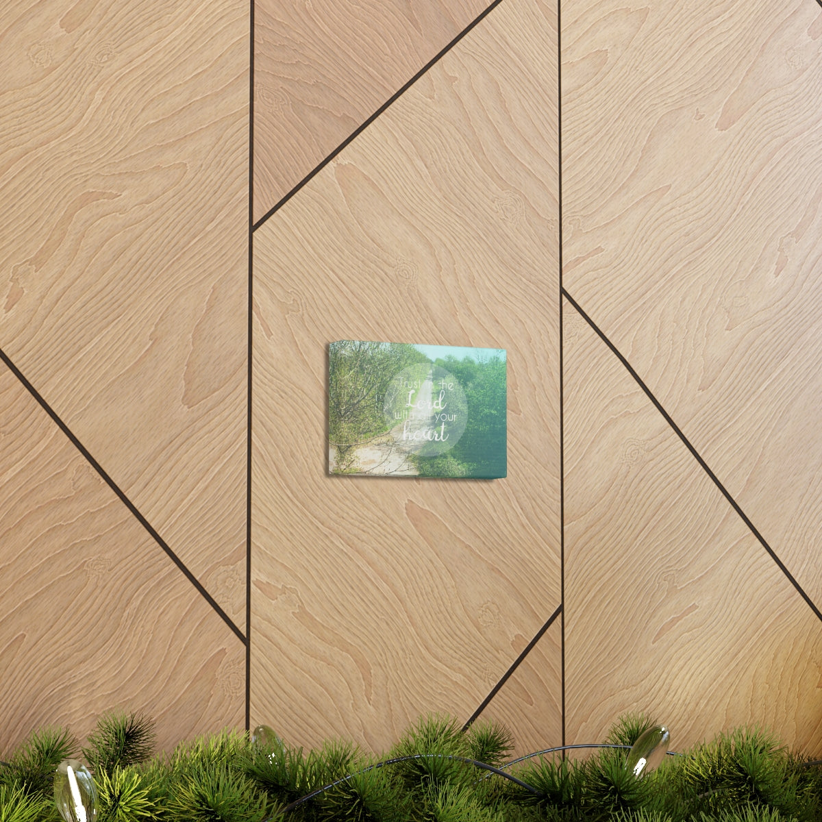 Scripture Walls With All Your Heart Proverbs 3:5 Trees Christian Wall Art Bible Verse Print Ready to Hang Unframed-Express Your Love Gifts