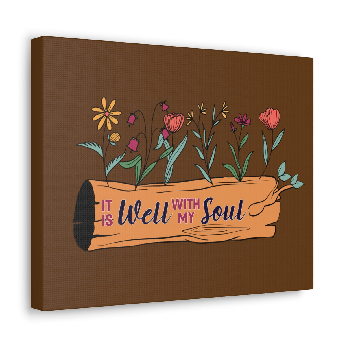 Scripture Walls With My Soul Flower Psalm 42:7 Christian Wall Art Bible Verse Print Ready to Hang Unframed-Express Your Love Gifts