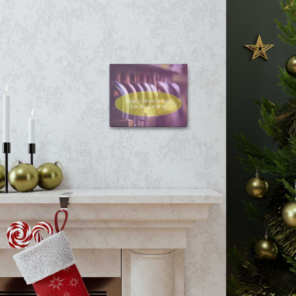 Scripture Walls With You Always Matthew 13:49-50 Christian Wall Art Bible Verse Print Ready to Hang Unframed-Express Your Love Gifts