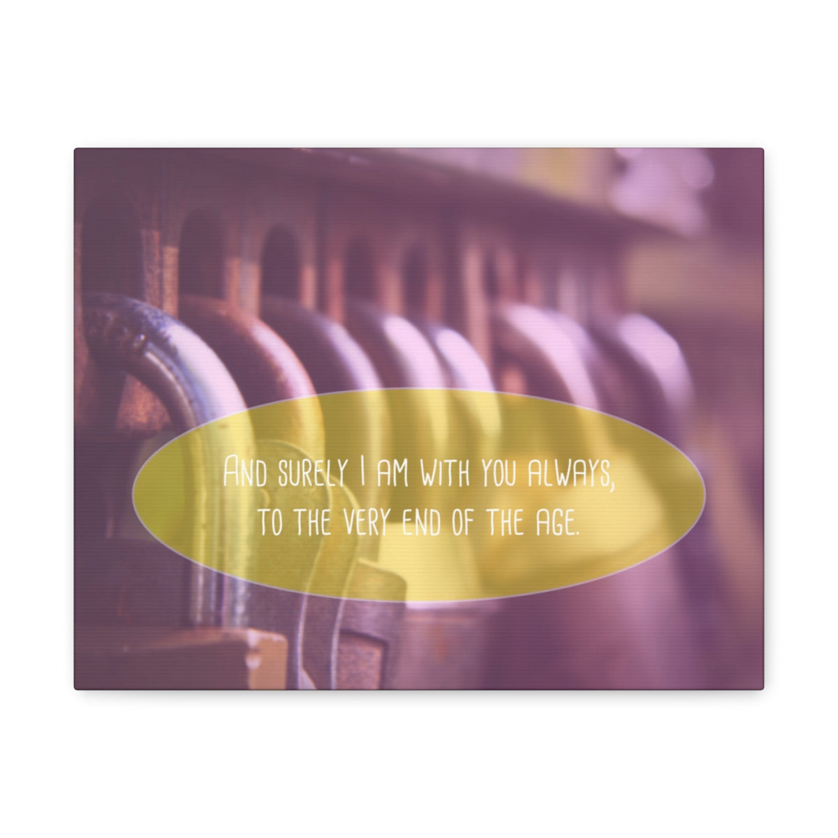 Scripture Walls With You Always Matthew 13:49-50 Christian Wall Art Bible Verse Print Ready to Hang Unframed-Express Your Love Gifts