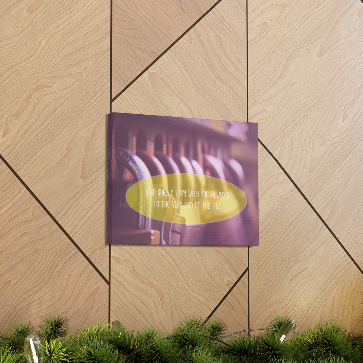 Scripture Walls With You Always Matthew 13:49-50 Christian Wall Art Bible Verse Print Ready to Hang Unframed-Express Your Love Gifts