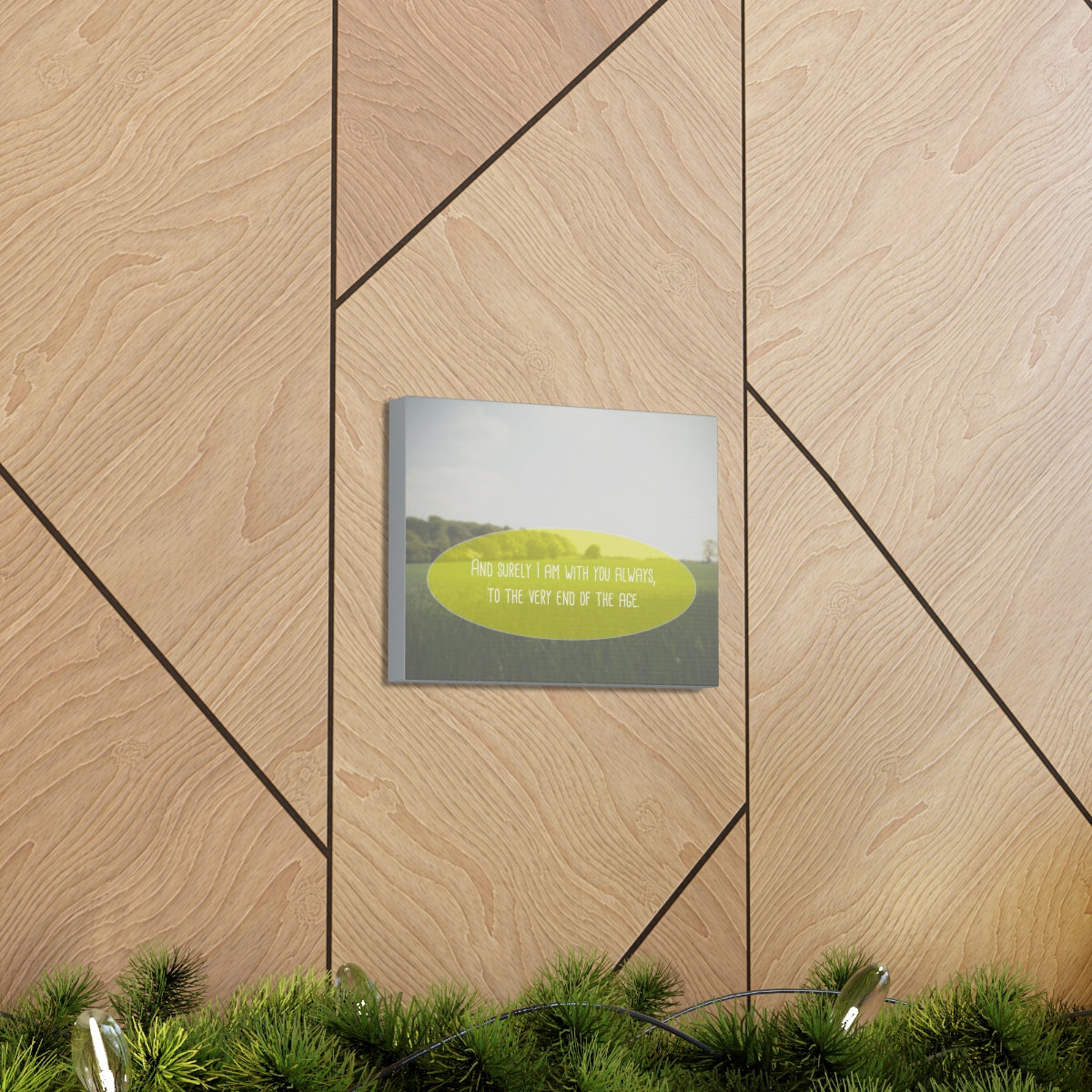 Scripture Walls With You Always Matthew 28:20 Christian Wall Art Bible Verse Print Ready to Hang Unframed-Express Your Love Gifts