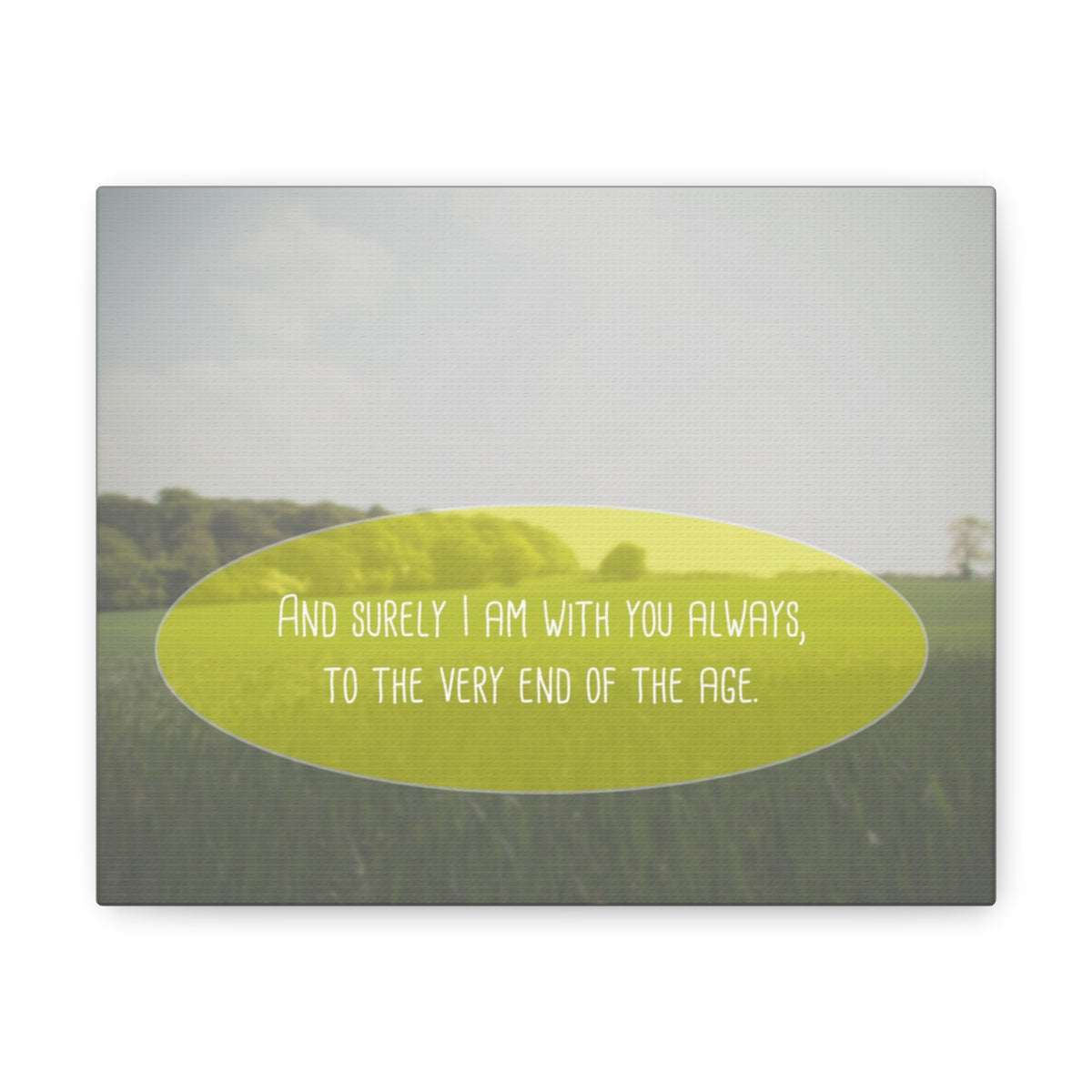 Scripture Walls With You Always Matthew 28:20 Christian Wall Art Bible Verse Print Ready to Hang Unframed-Express Your Love Gifts