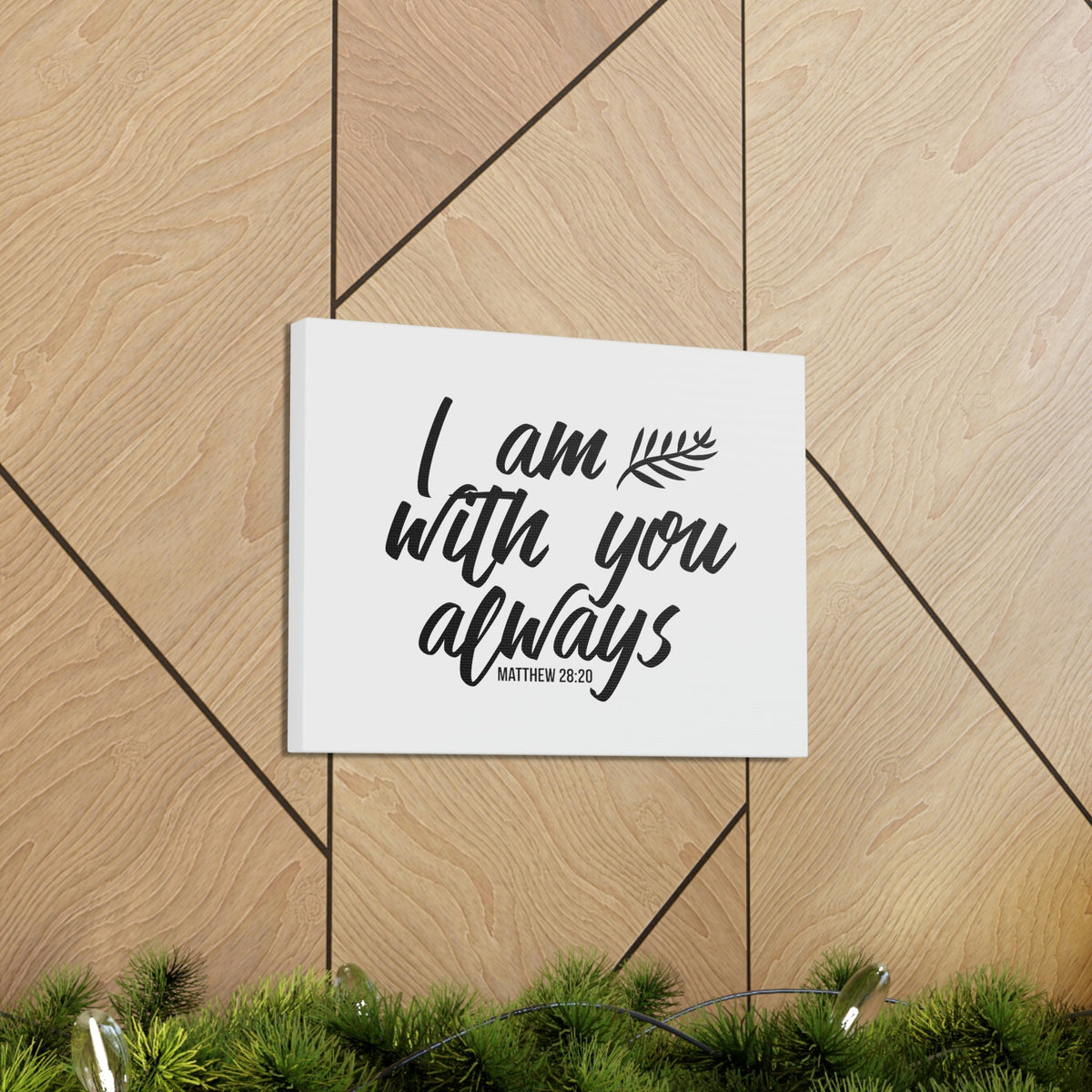 Scripture Walls With You Matthew 28:20 Christian Wall Art Bible Verse Print Ready to Hang Unframed-Express Your Love Gifts