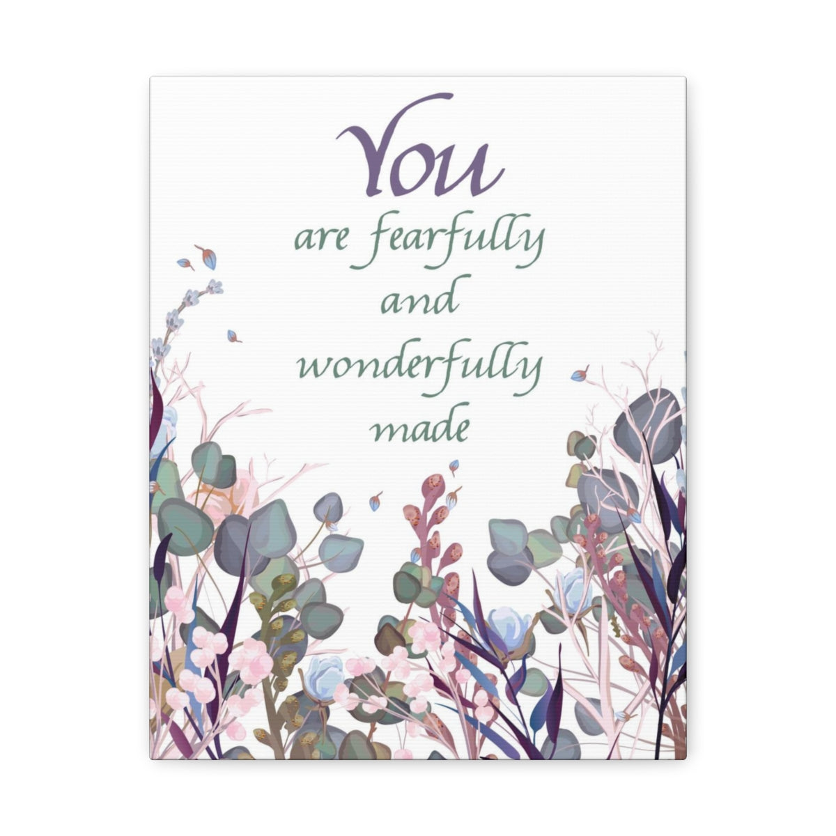 Scripture Walls Wonderfully Made Psalm 139:14 Christian Wall Art Bible Verse Print Ready to Hang Unframed-Express Your Love Gifts