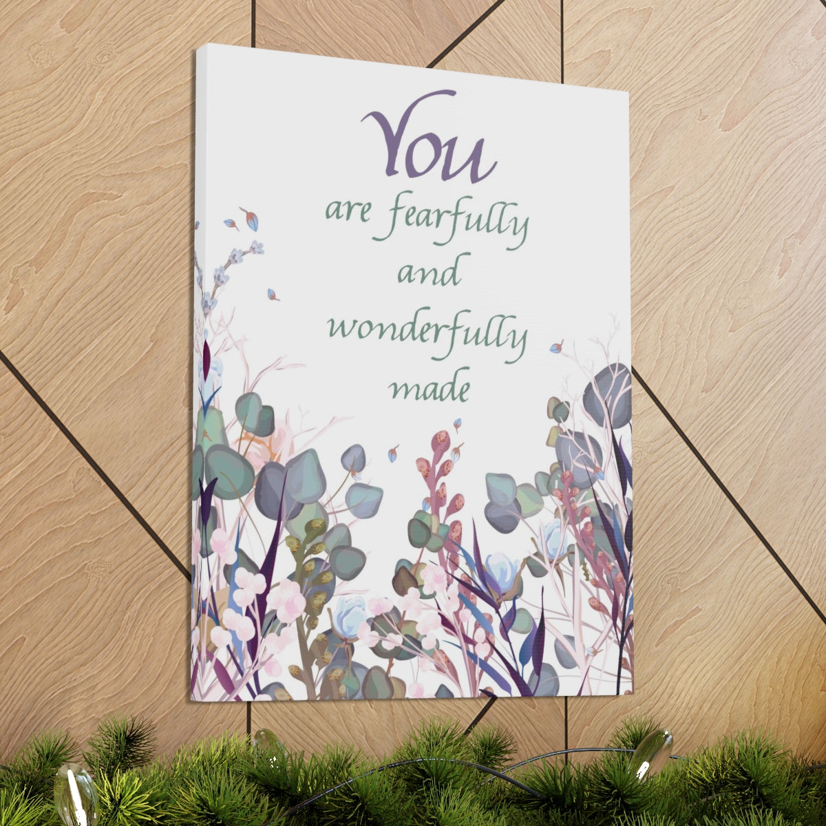 Scripture Walls Wonderfully Made Psalm 139:14 Christian Wall Art Bible Verse Print Ready to Hang Unframed-Express Your Love Gifts