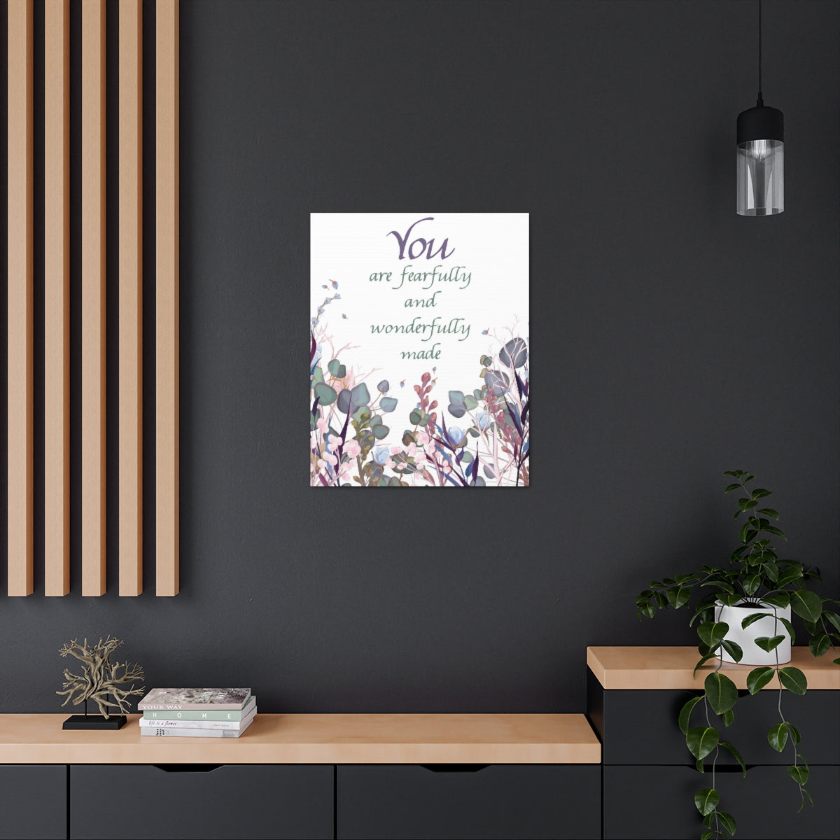 Scripture Walls Wonderfully Made Psalm 139:14 Christian Wall Art Bible Verse Print Ready to Hang Unframed-Express Your Love Gifts
