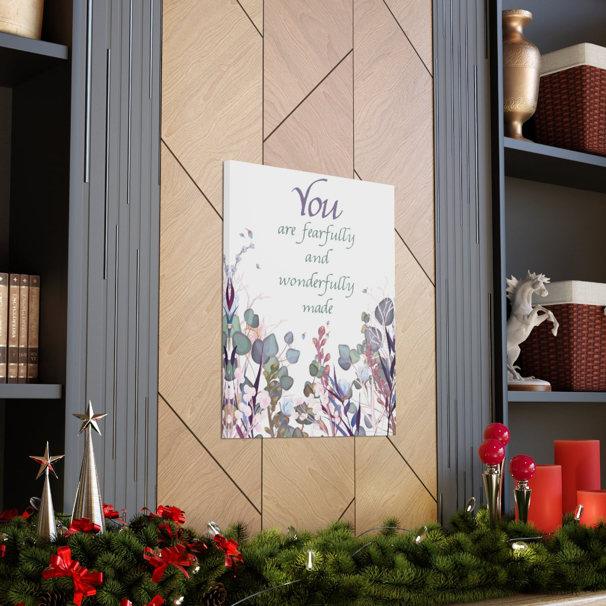 Scripture Walls Wonderfully Made Psalm 139:14 Christian Wall Art Bible Verse Print Ready to Hang Unframed-Express Your Love Gifts